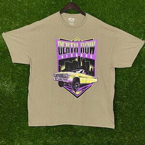 Death Row Records 213 LBC Rap T-shirt, size 2XL